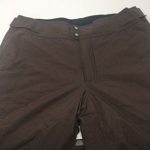 Columbia, women’s , ski pants, medium, brown, waterproof